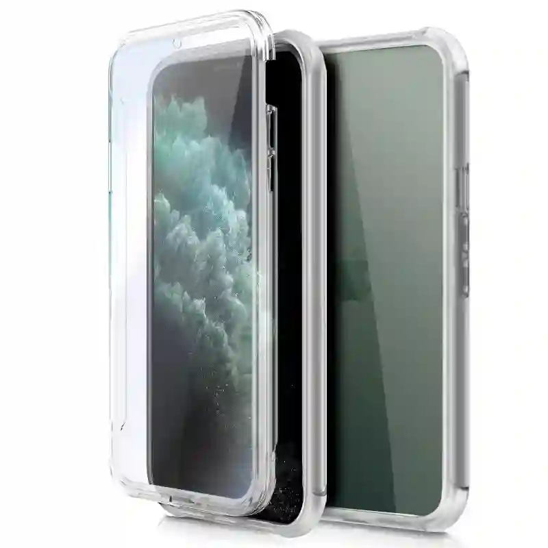 3D silicone cool cover for iPhone 11 pro max (rear frontal + rear)