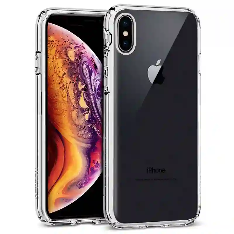 Cool housing for iPhone xs max metalized edge (silver)