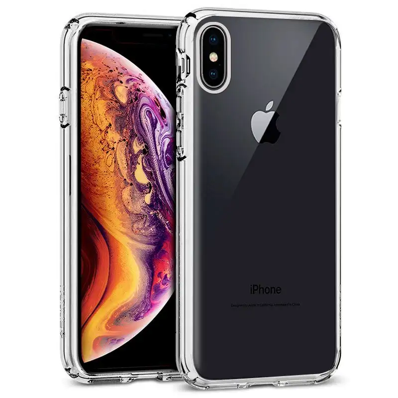 Cool housing for iPhone xs max metalized edge (silver)