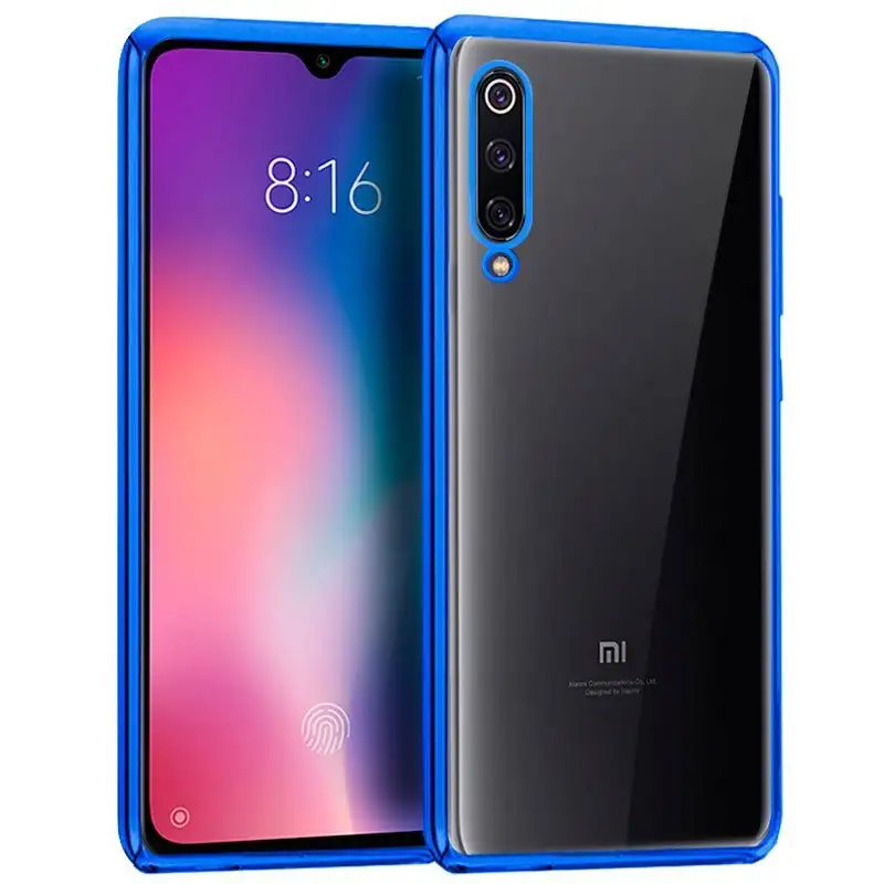 Cool housing for xiaomi mi 9 metallic edge (blue)