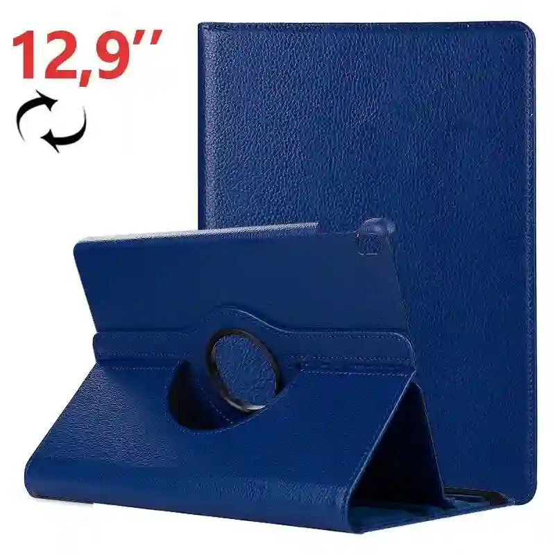 Cool cover for iPad Pro 12.9 in (2018) Blue polypiel spinning