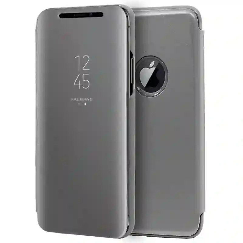 COOL FLIP COVER COOL FOR IPHONE XS MAX CLEAR VIEW SILVER