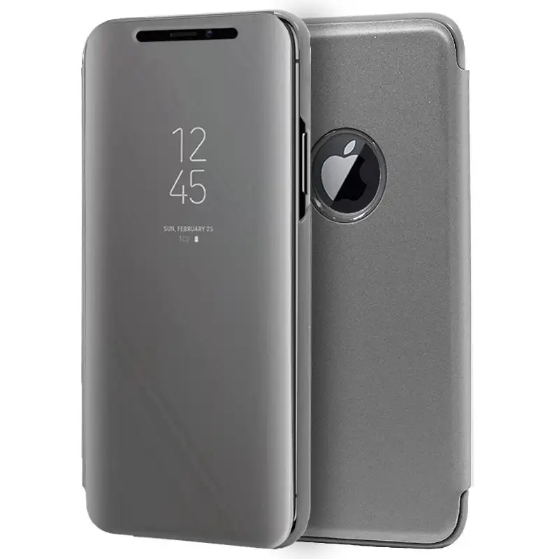 COOL FLIP COVER COOL FOR IPHONE XS MAX CLEAR VIEW SILVER