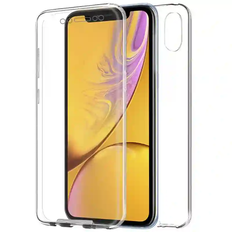 3D silicone cool cover for iPhone XR (rear frontal + rear)