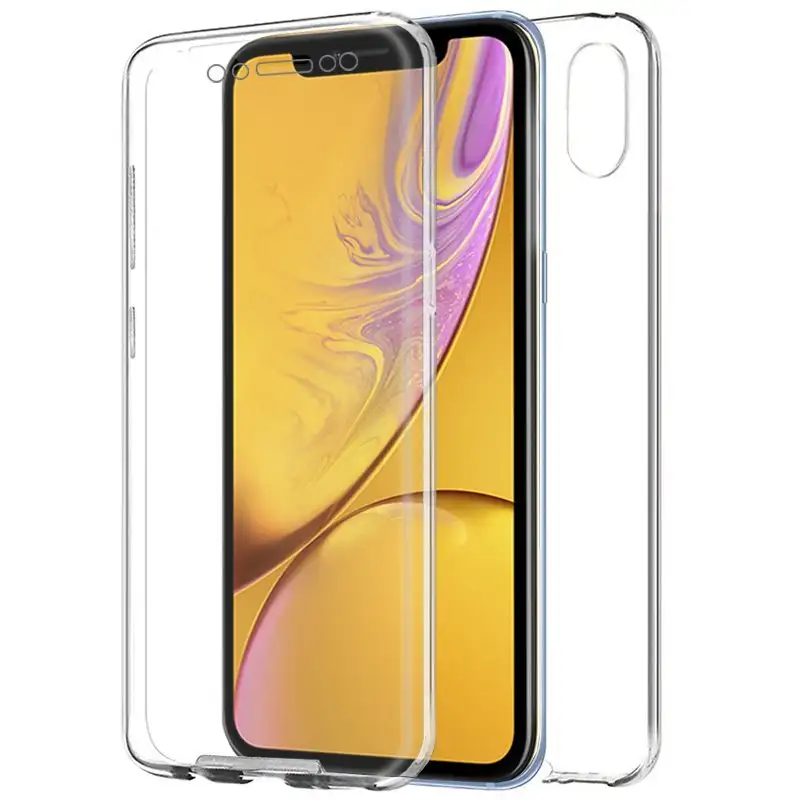 3D silicone cool cover for iPhone XR (rear frontal + rear)