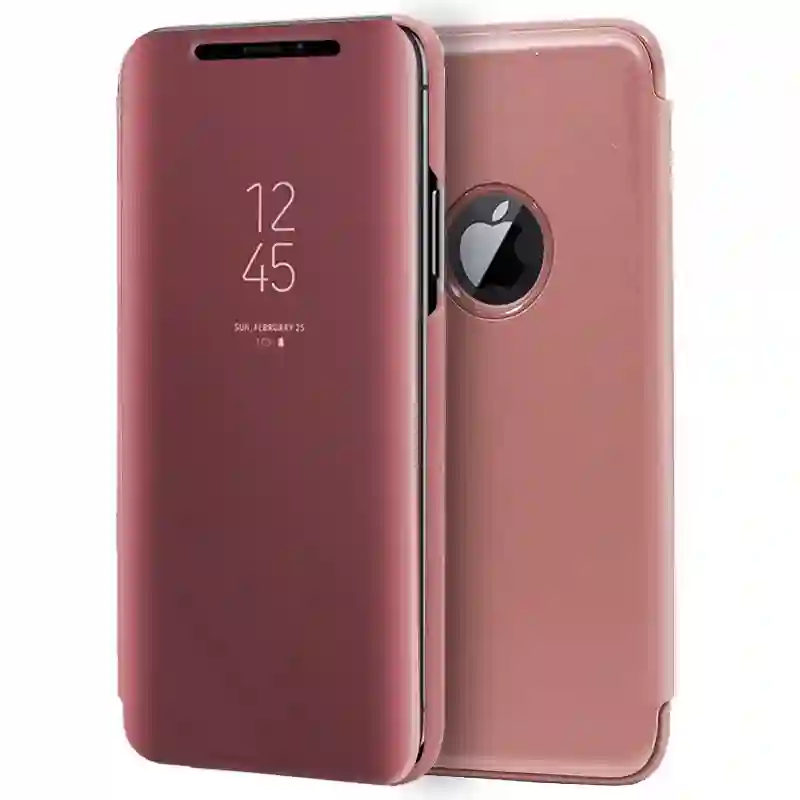 COOL FLIP COVER COOL FOR IPHONE XS MAX CLEAR VIEW PINK