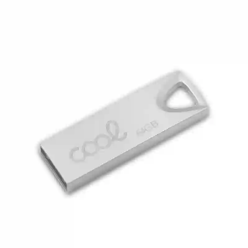 Pen drive USB X64 GB 2.0 Cool Metal Key Silver