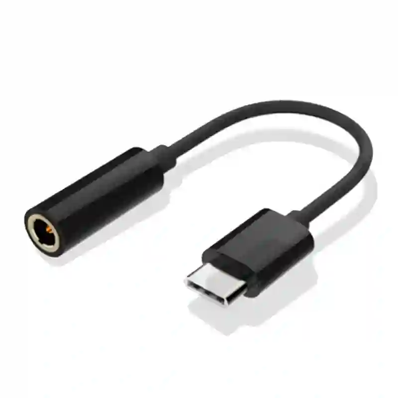 Type C connector adapter 3.5 mm (digital) cool (universal) black