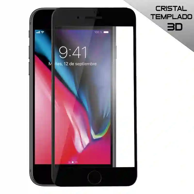 Cool tempered glass screen protector for iPhone 7 / iPhone 8 (Black Full 3D)