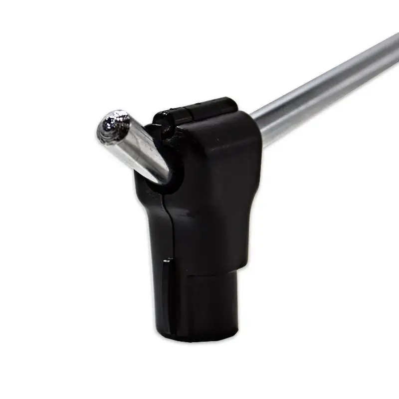 Plastic black antihurt lock (for simple hook) 8 mm cool