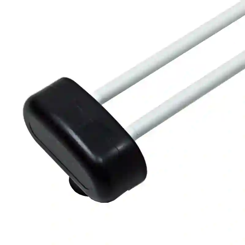 Plastic black antihurt lock (for double hook) cool