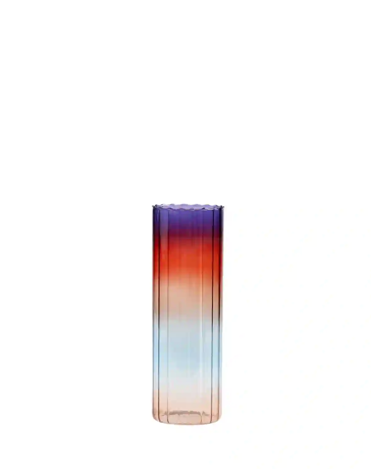 Jarrón de cristal Medio degradado
