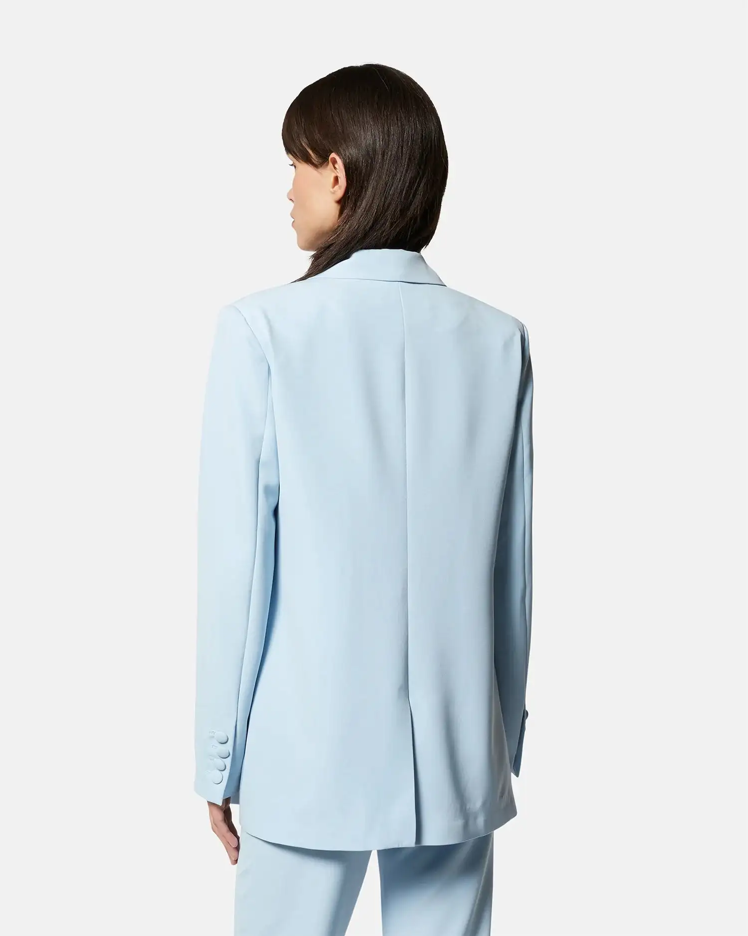 Blazer with blue tailoring details - Image 3