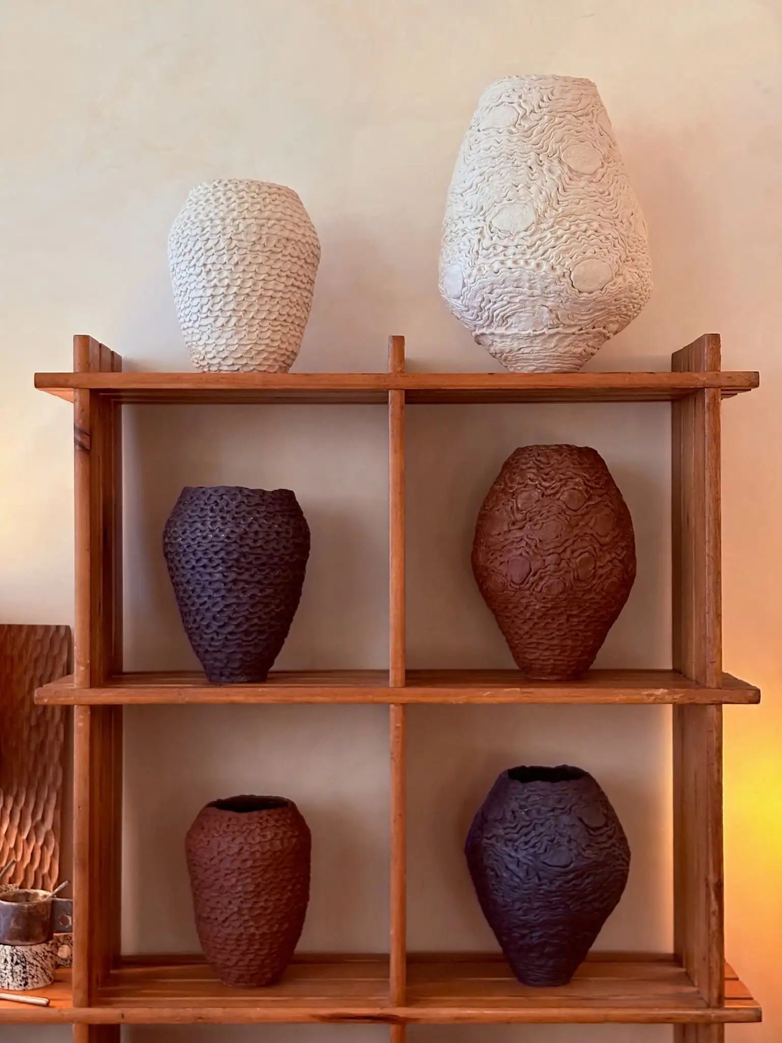 Jarrón Crochete de cerámica artesanal - Imagen 10
