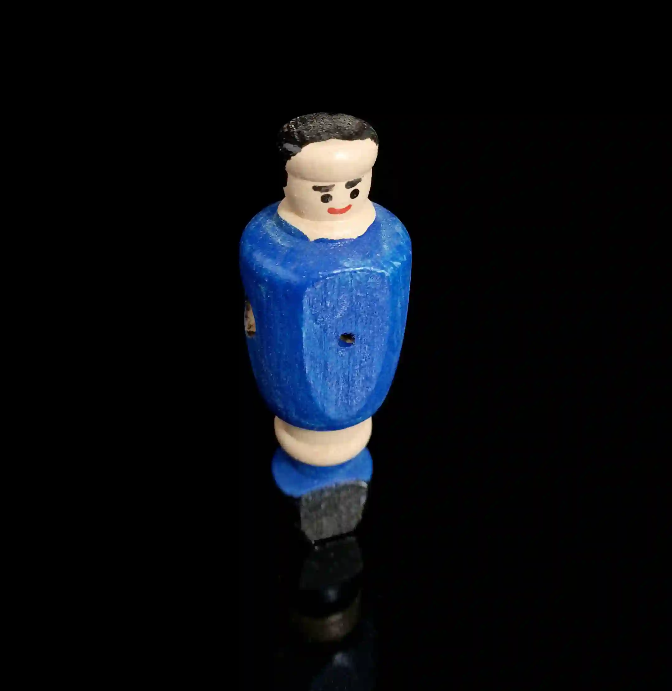 Portero futbolín de madera
