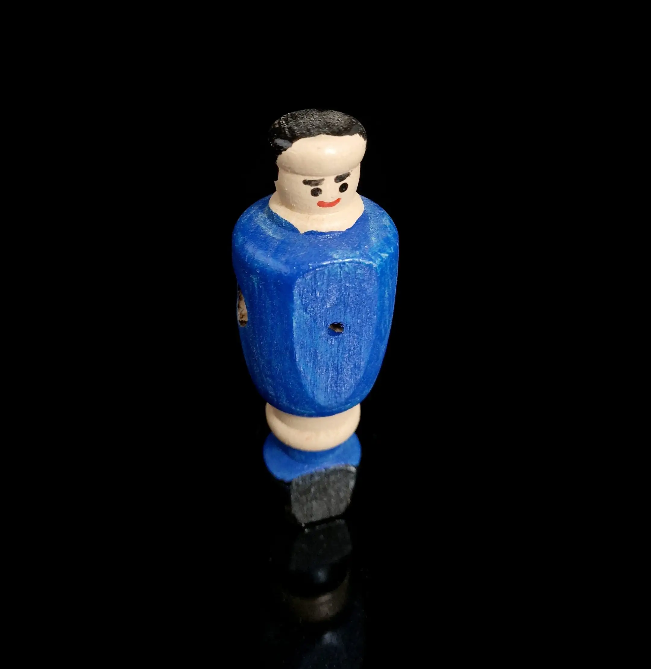 Portero futbolín de madera
