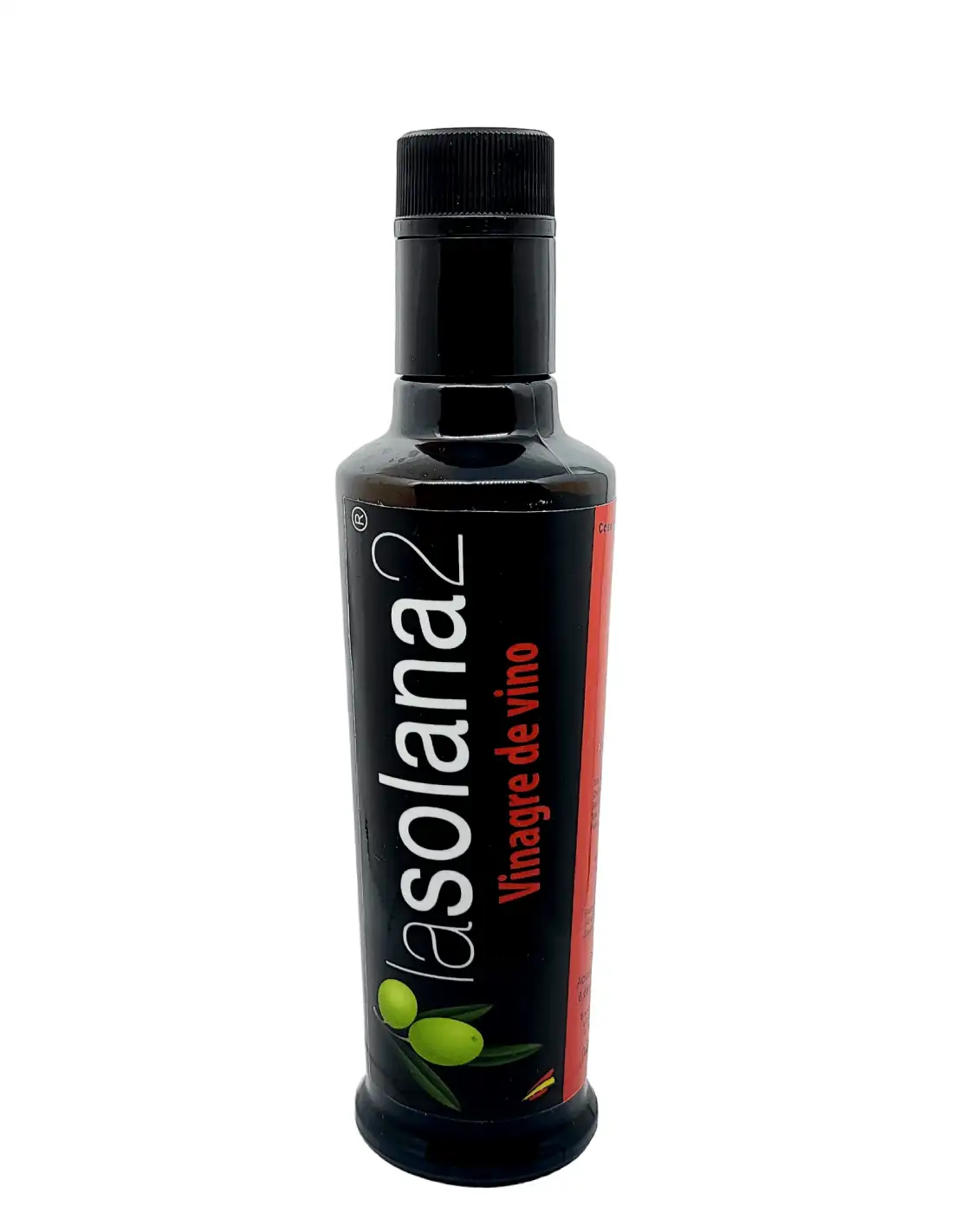 Lasolana2 Vinagre de Vino Ecológico - Botella de vidrio 250 ml.
