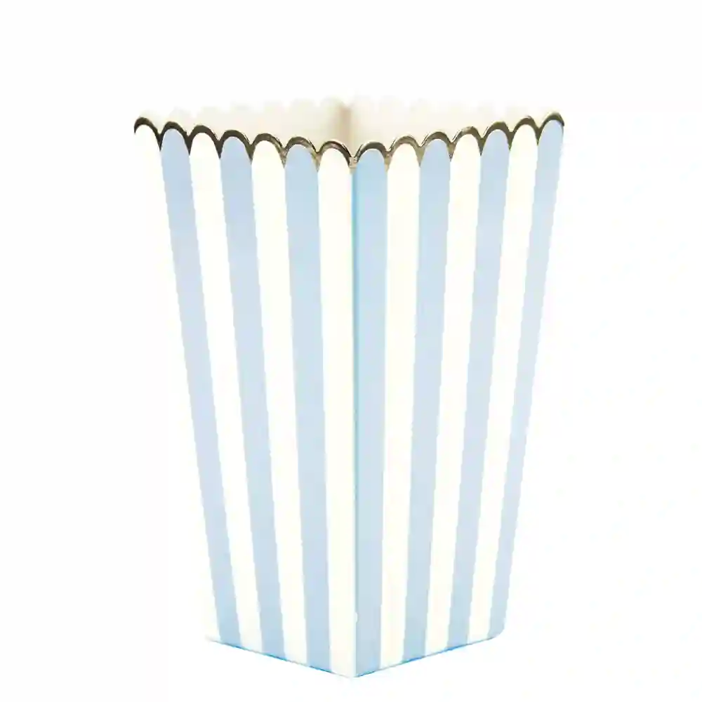 CAJA PALOMITAS RAYAS AZULES - 8UD