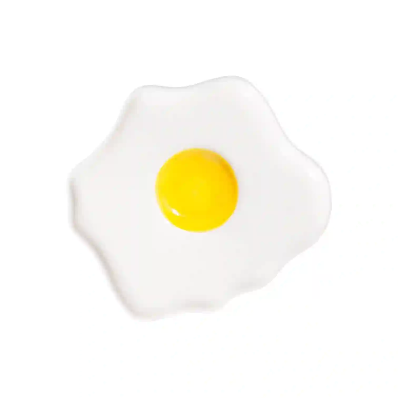 Huevo frito de la bandeja de baratijas de comida rápida