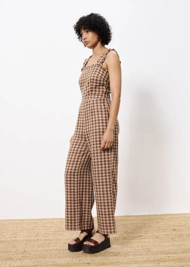 Monkey brown vichy pants - Image 2