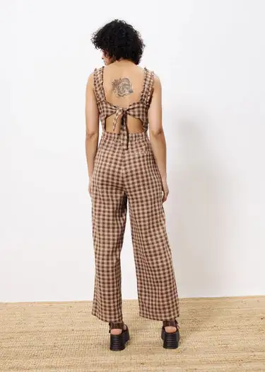 Monkey brown vichy pants - Image 3