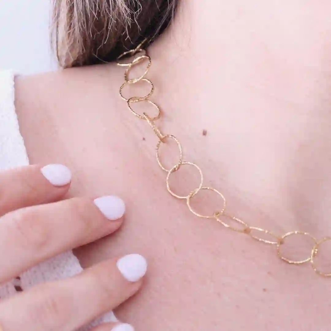 Collar de Aros Entretejidos