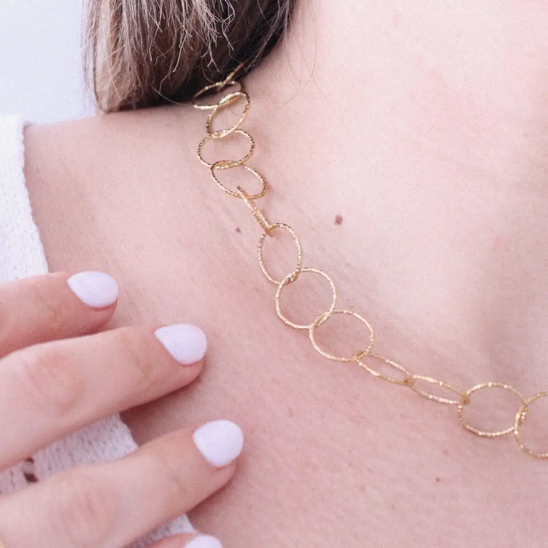 Collar de Aros Entretejidos