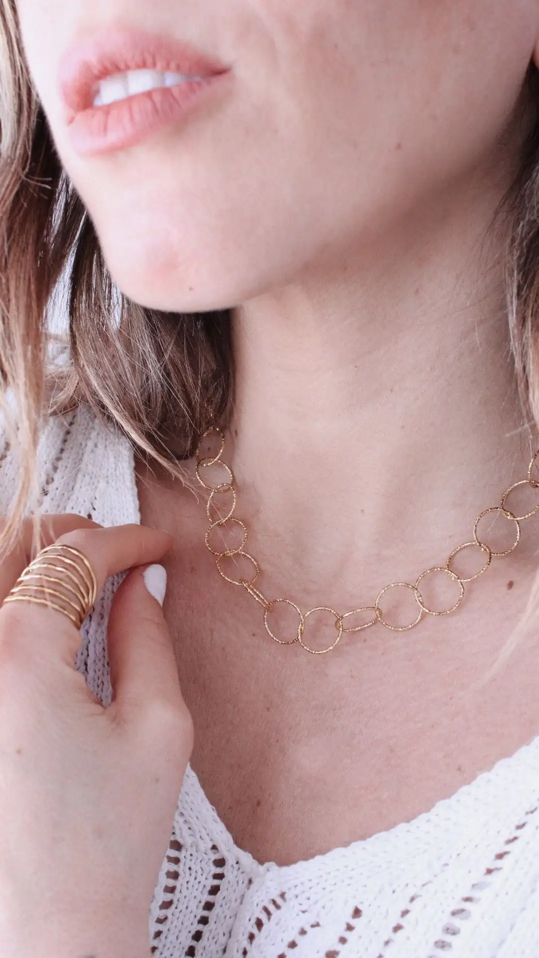 Collar de Aros Entretejidos - Imagen 3