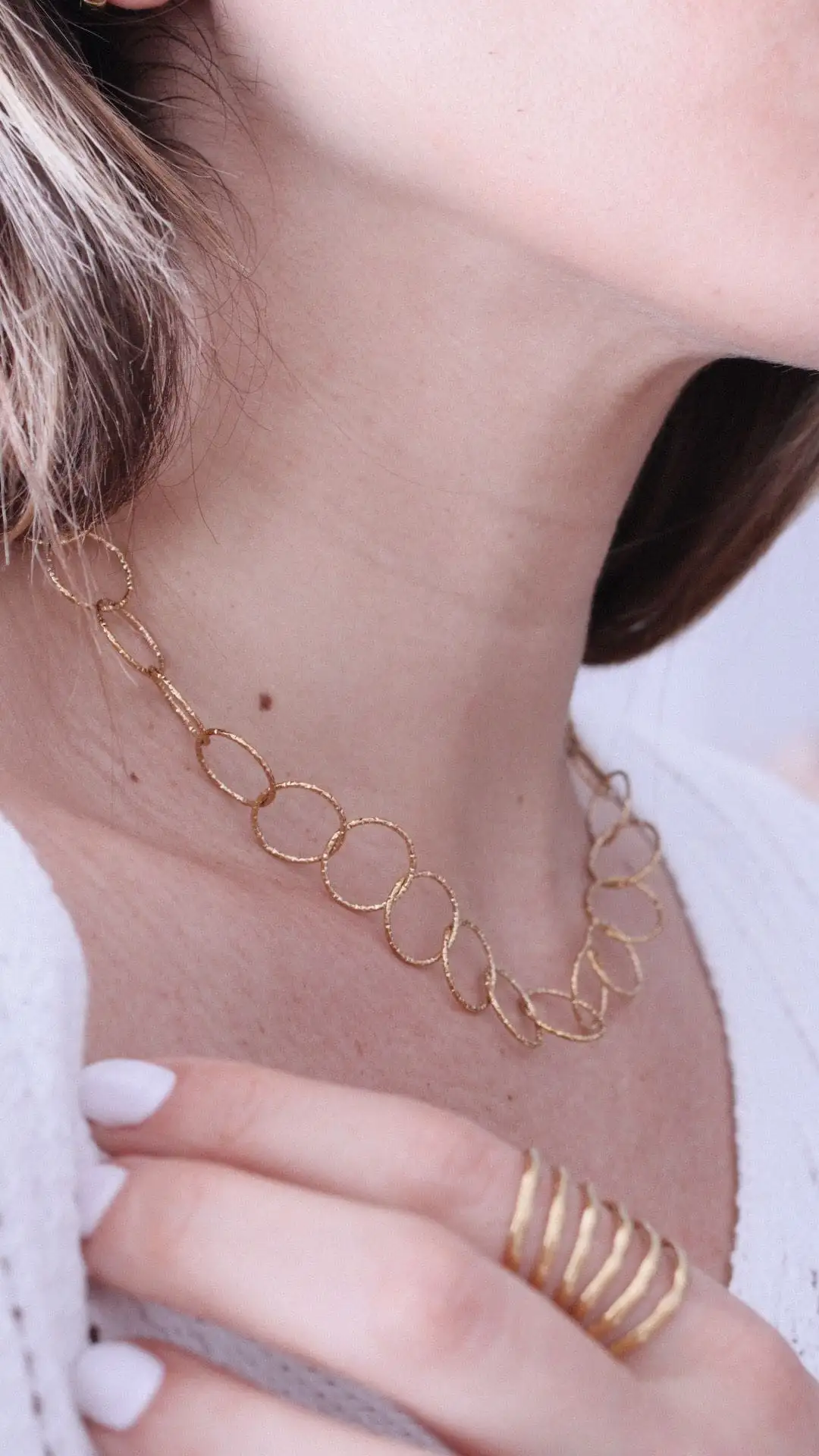 Collar de Aros Entretejidos - Imagen 4