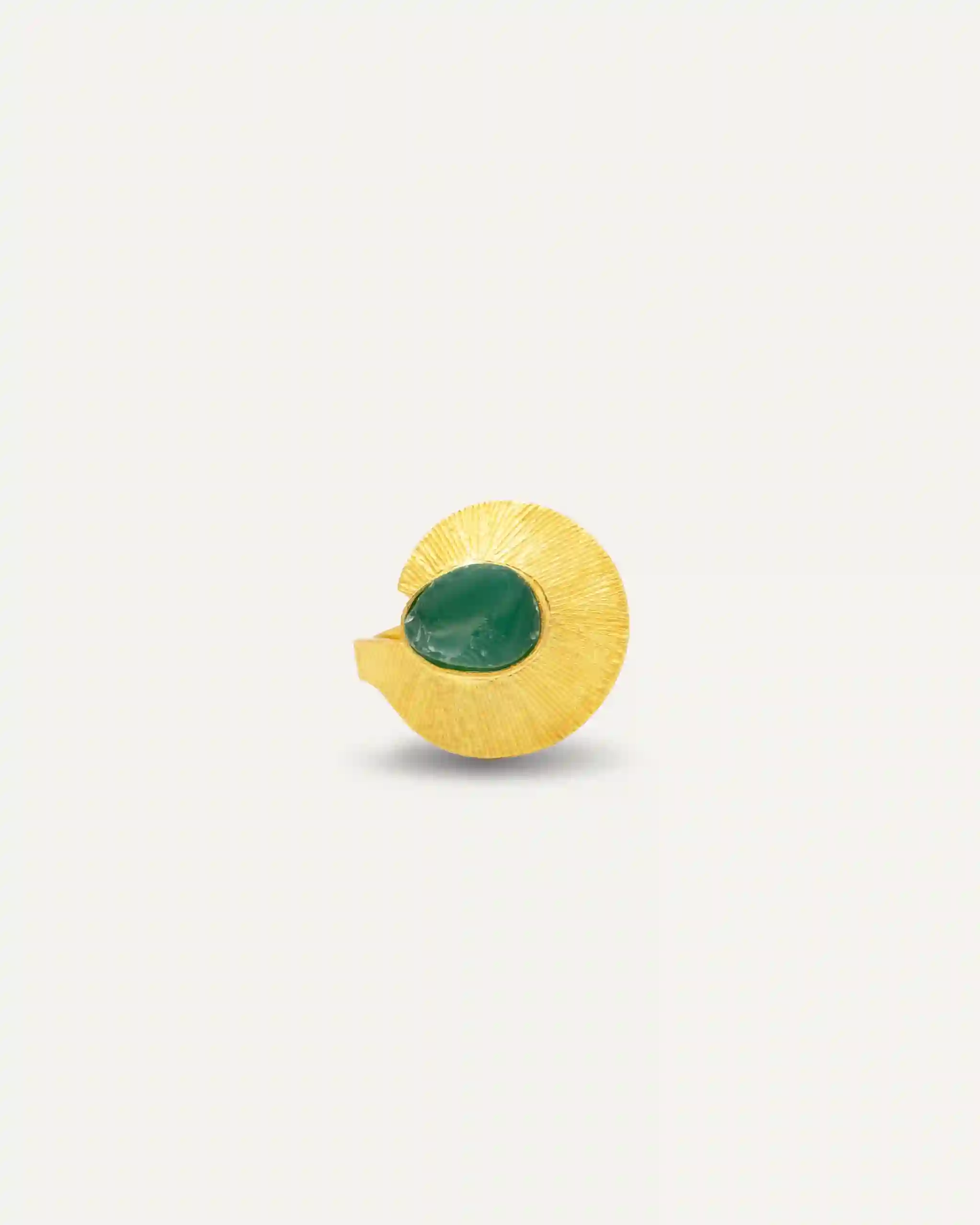 Badhana Green Gold Ring