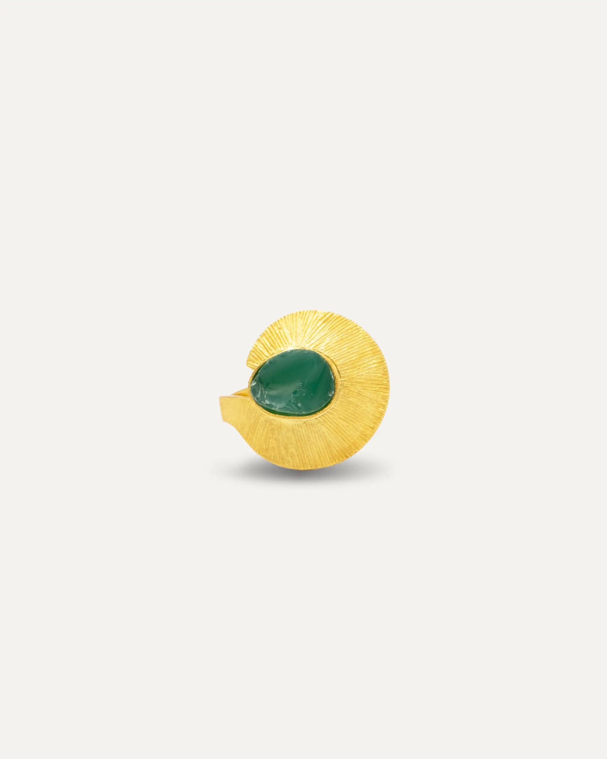 Badhana Green Gold Ring