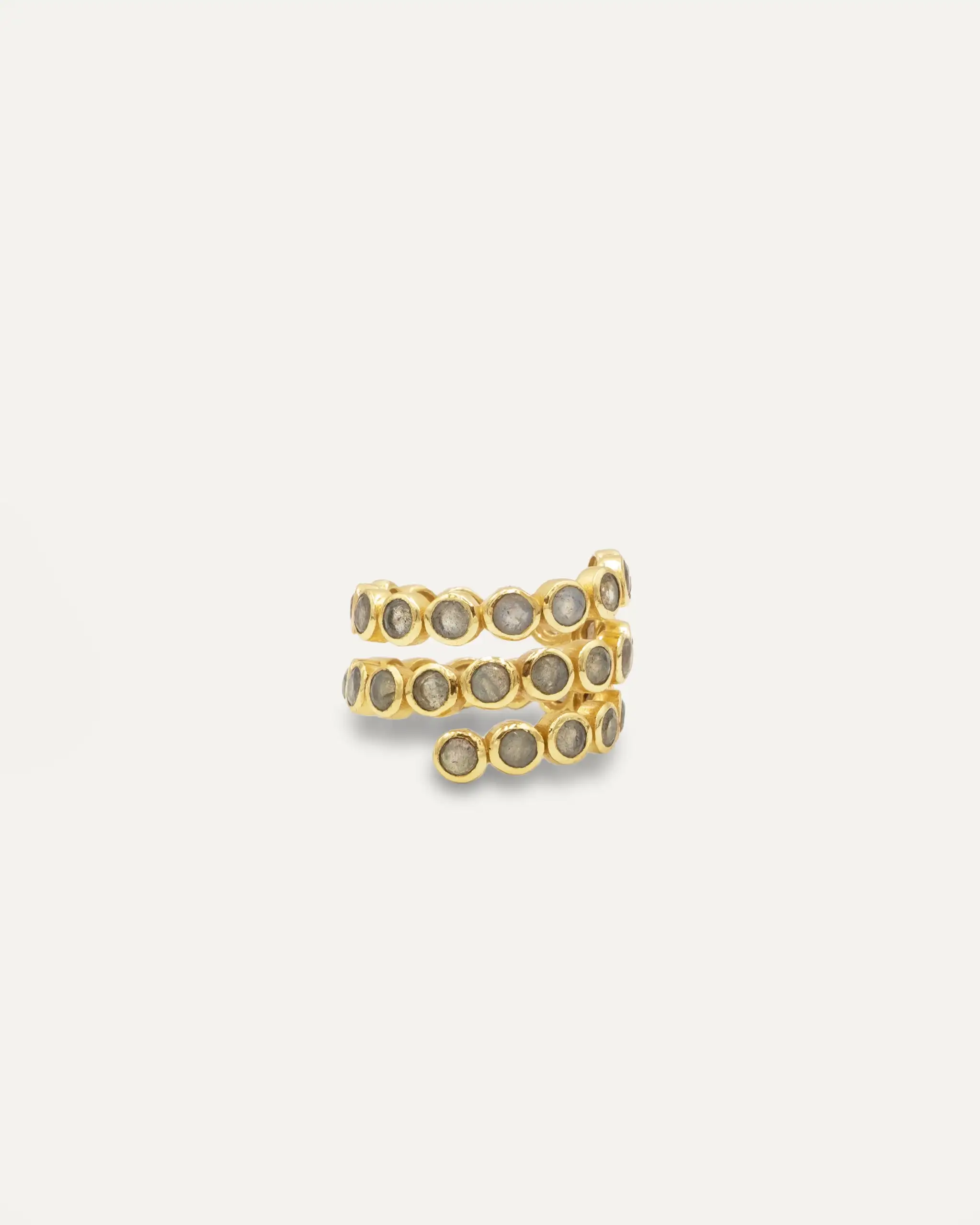 Anillo Dorado Inder Labradorita