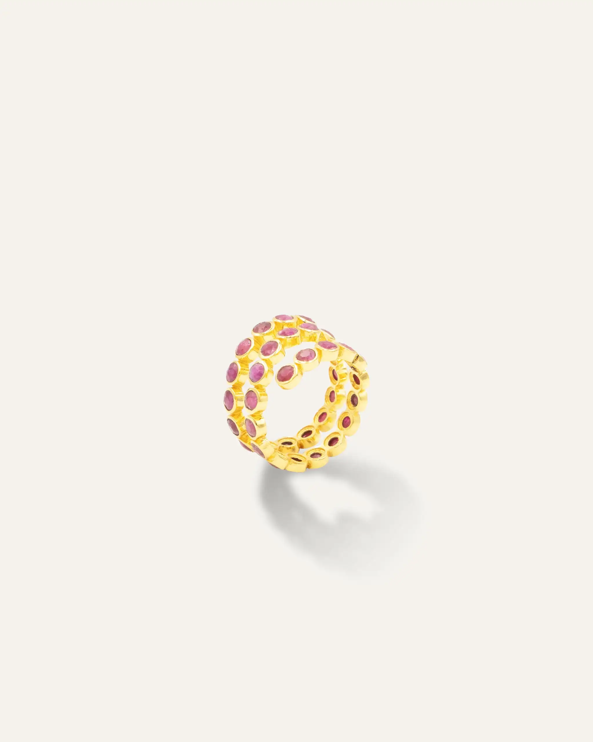Anillo Dorado Inder Red hathipara - Imagen 3
