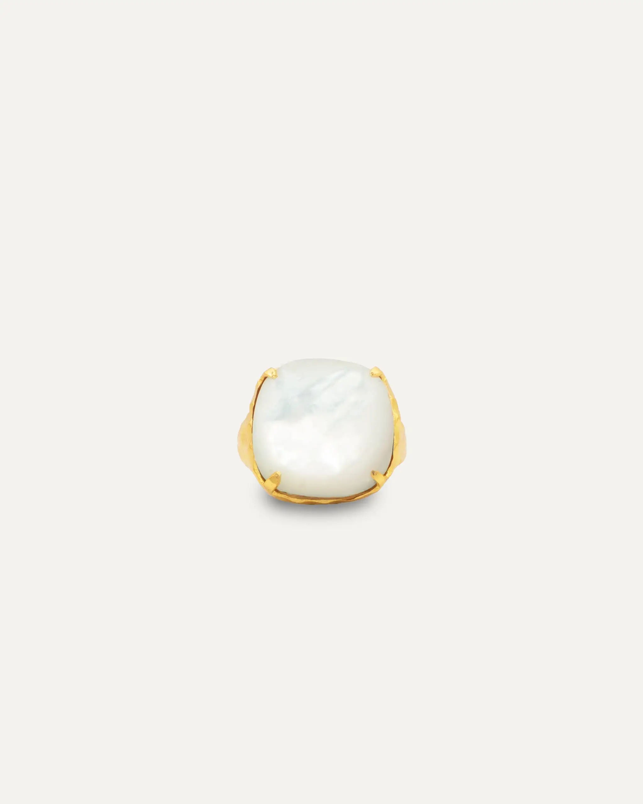 Anillo Dorado Madurei Madre Perla - Imagen 3