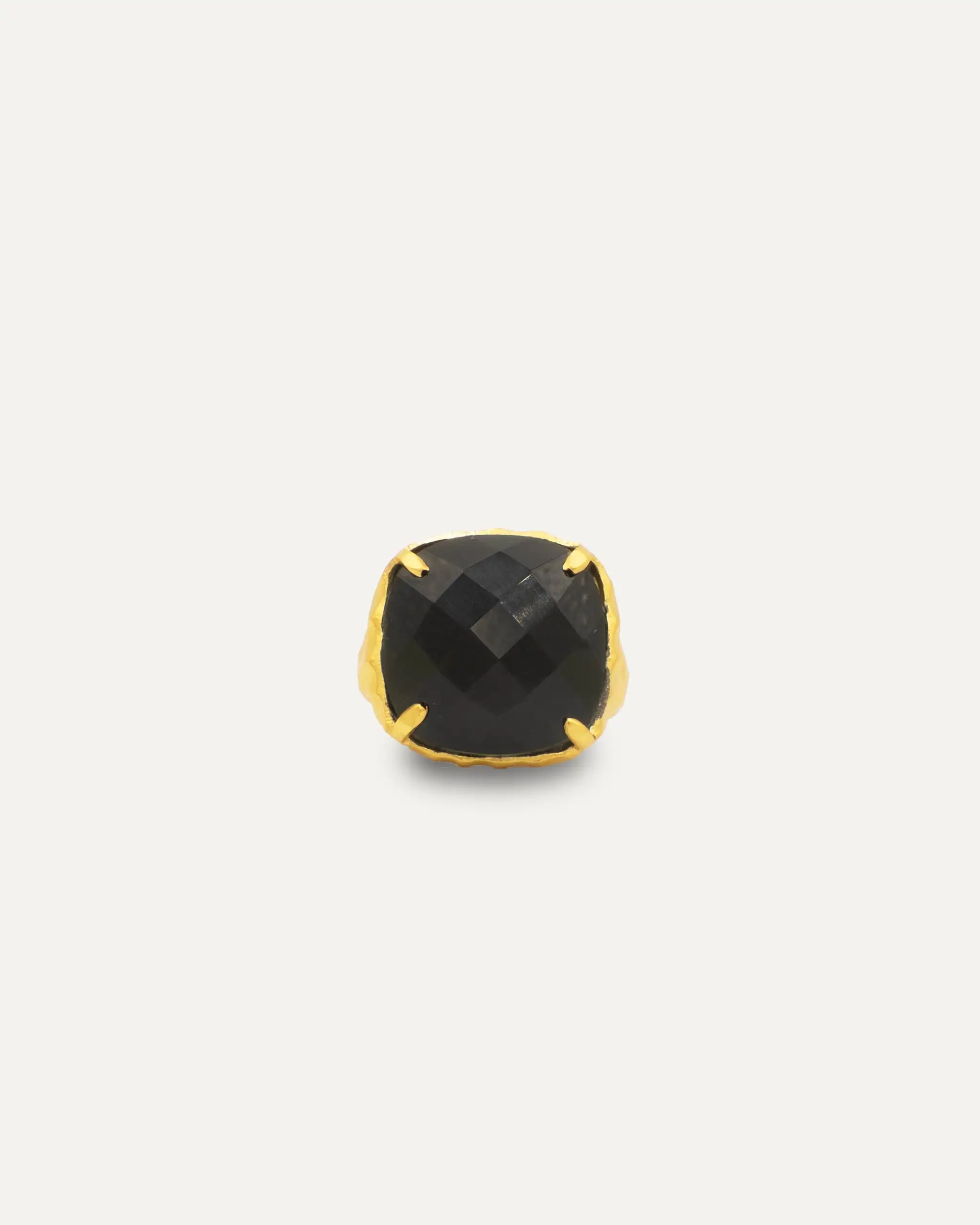 Anillo Dorado Madurei Onix negro - Imagen 3
