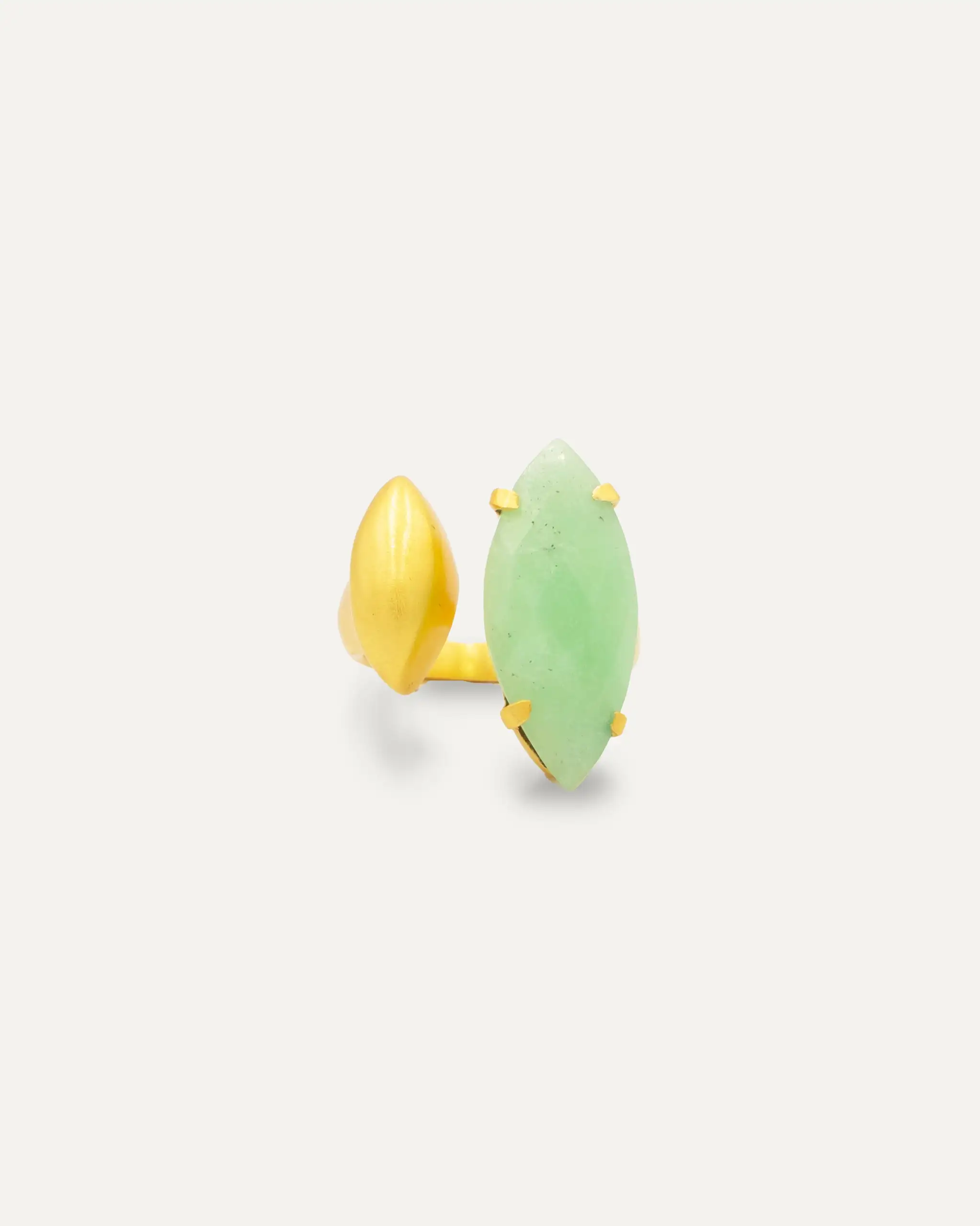 Gold Ring Shaanti Amazonita