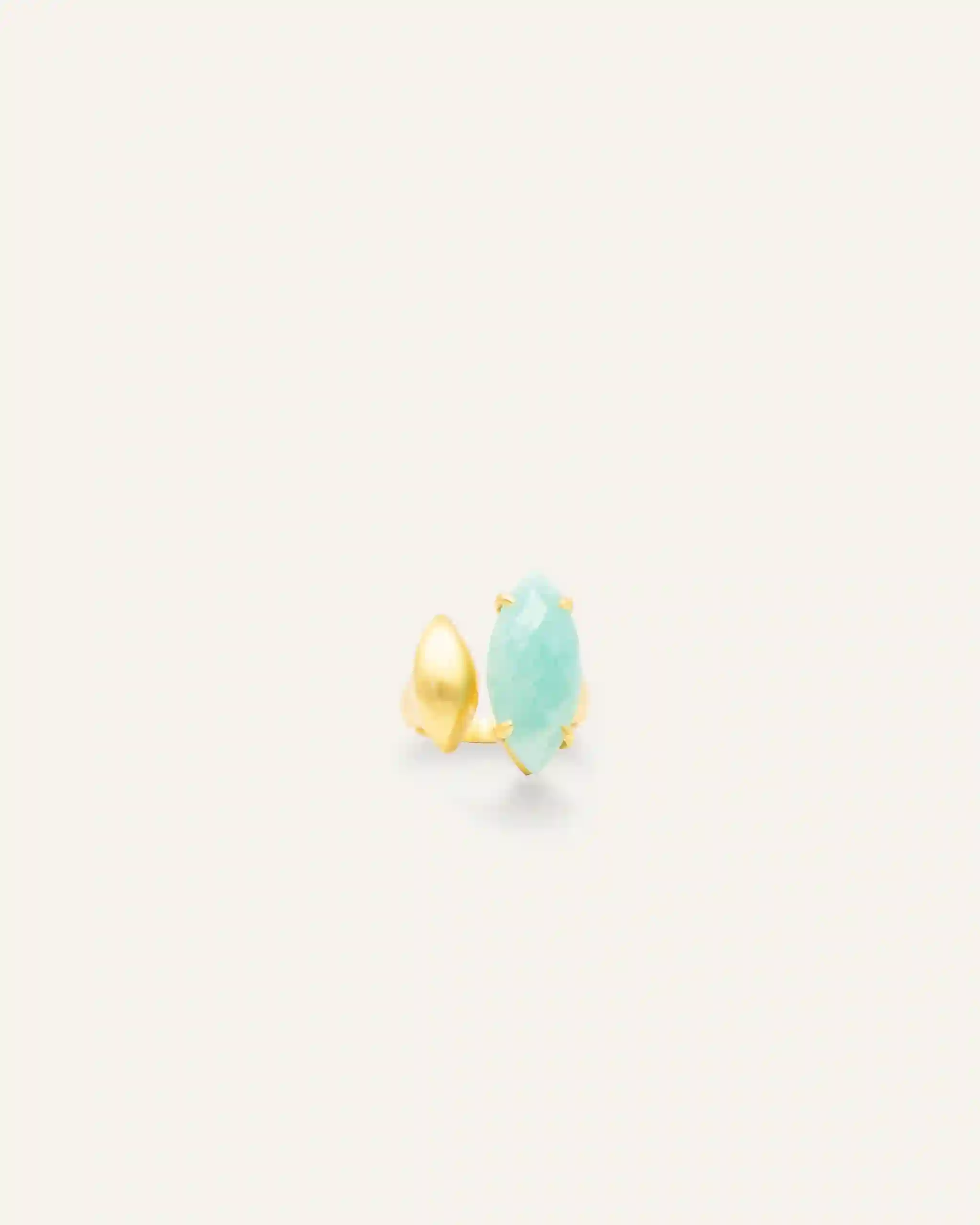 Gold Ring Shaanti Amazonita
