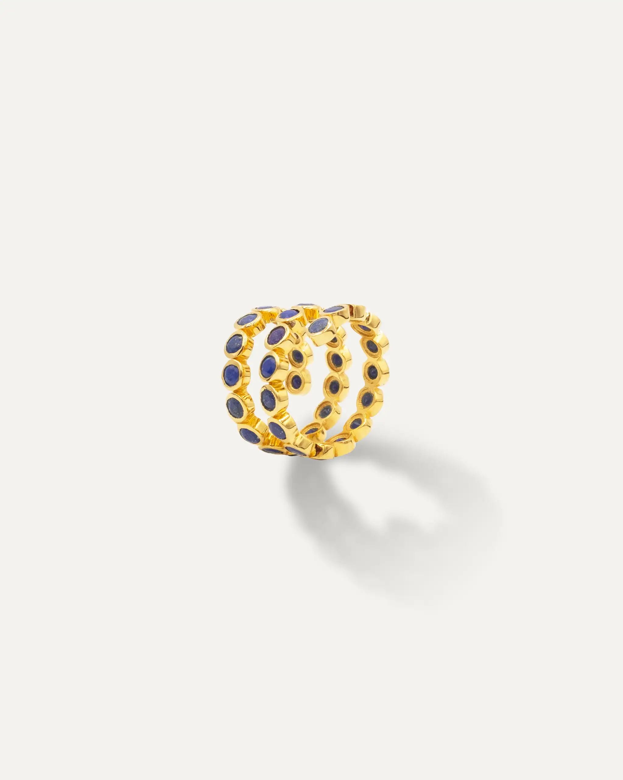 Anillo Inder Dorado Lapislazuli - Imagen 3