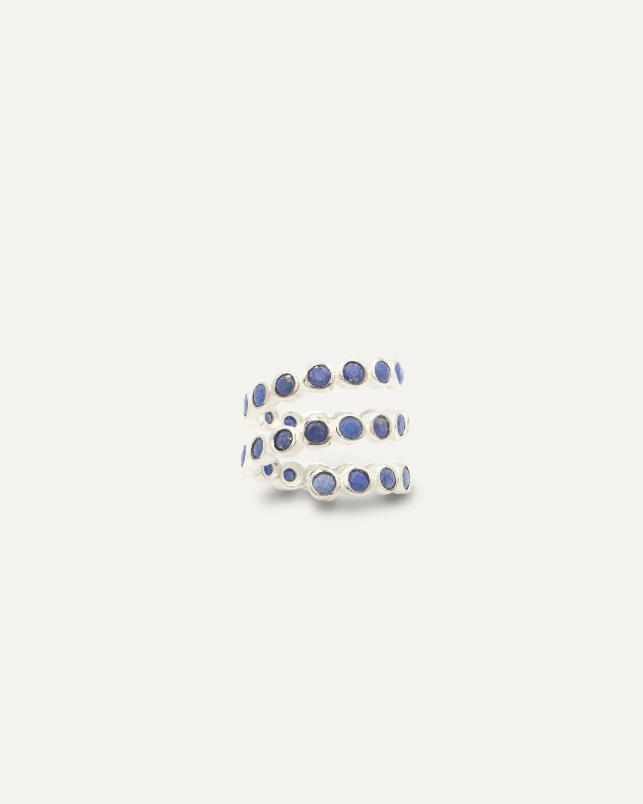 Lapislazuli silver inhering ring