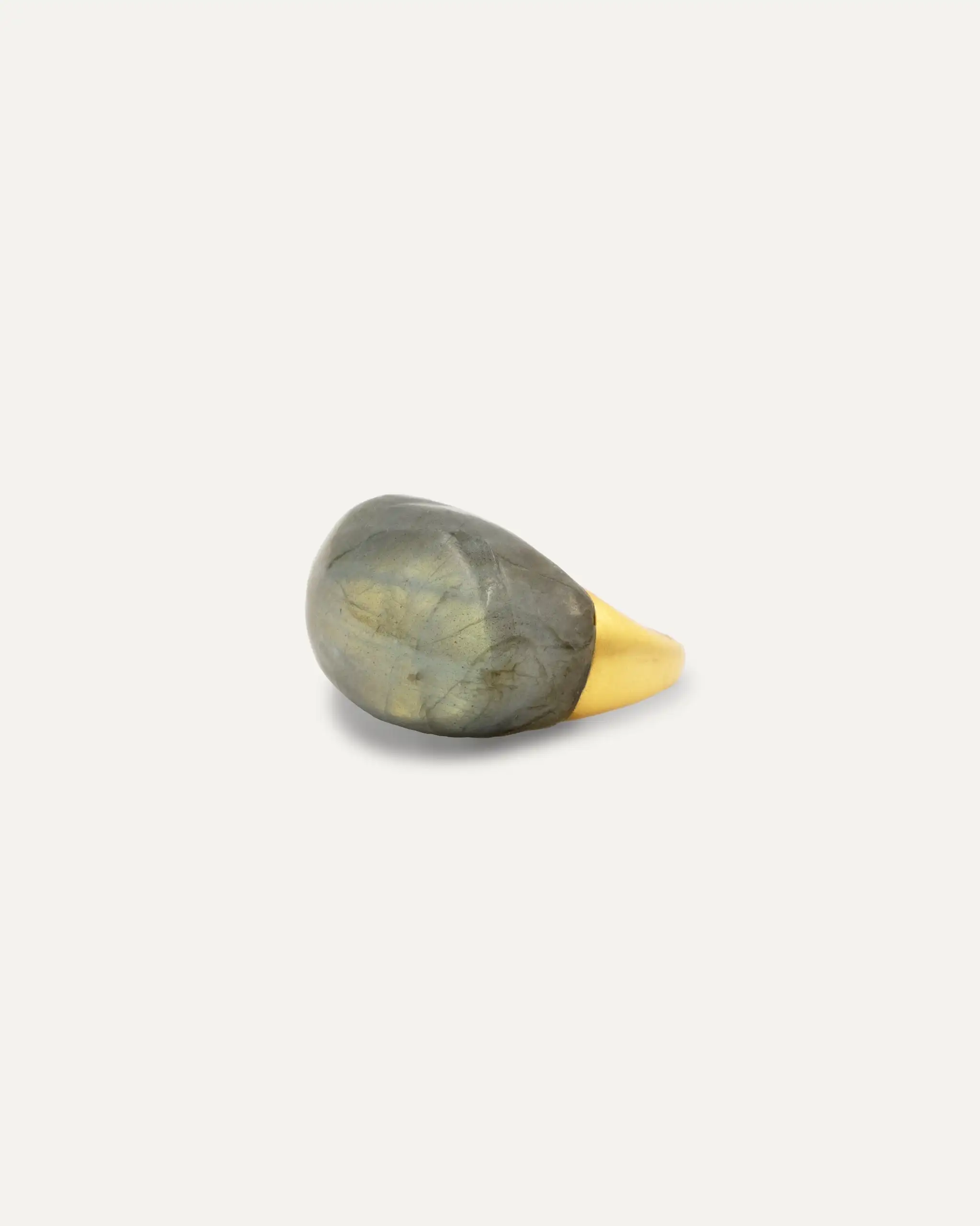 Anillo Natura Dorado Labradorita - Imagen 2