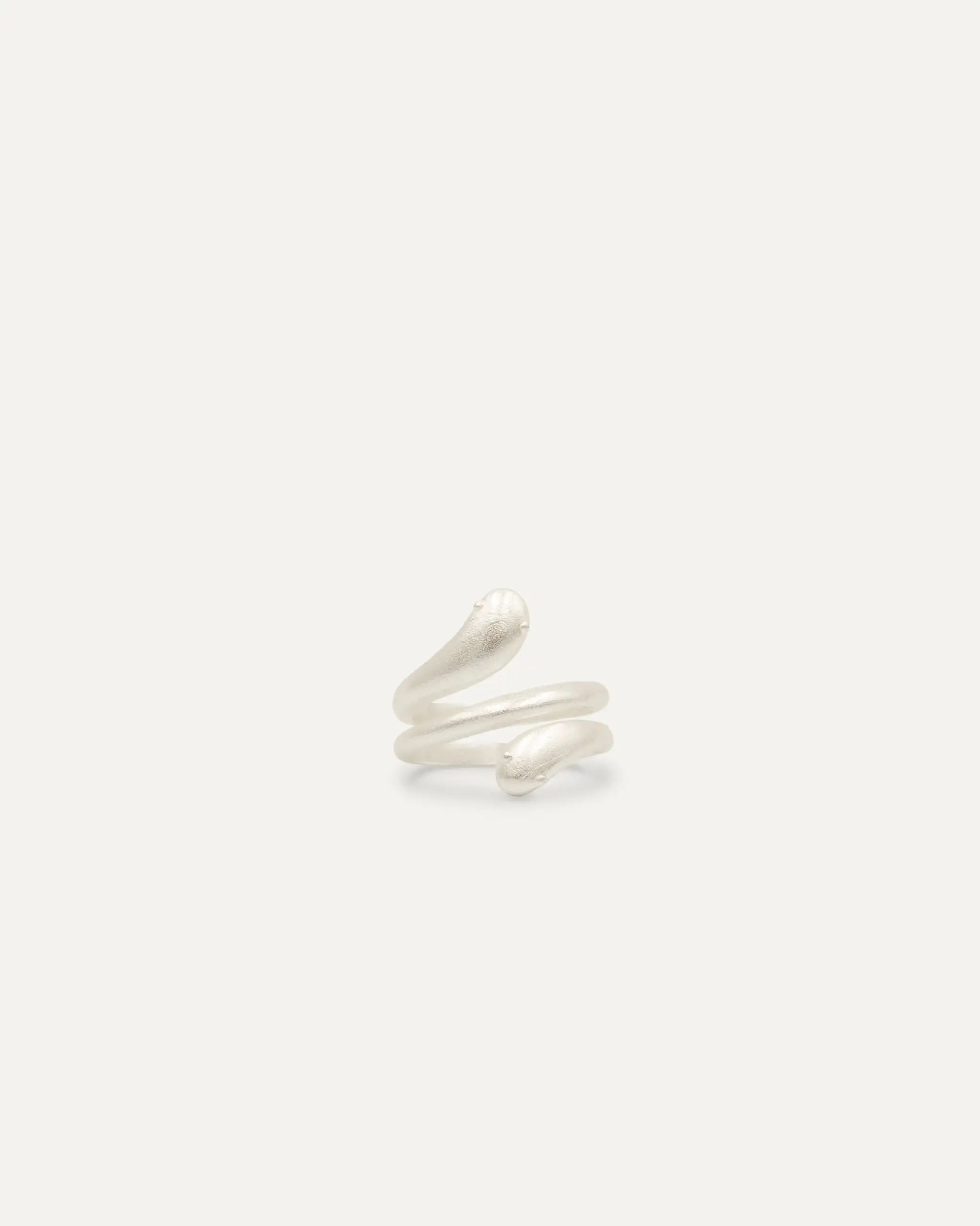 Anillo Snake Plateado - Imagen 2