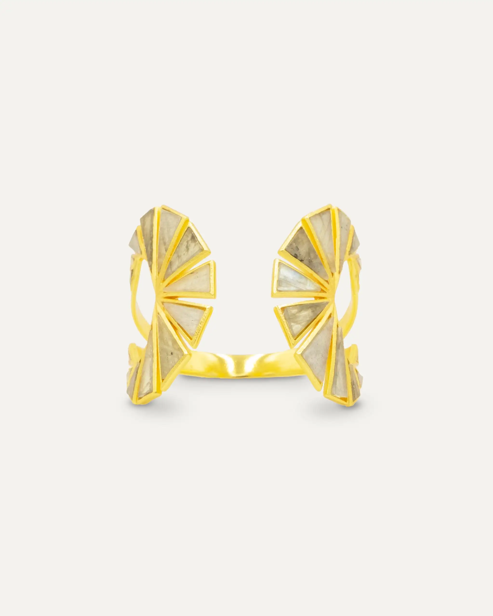 Marina Labradorita gold bracelet