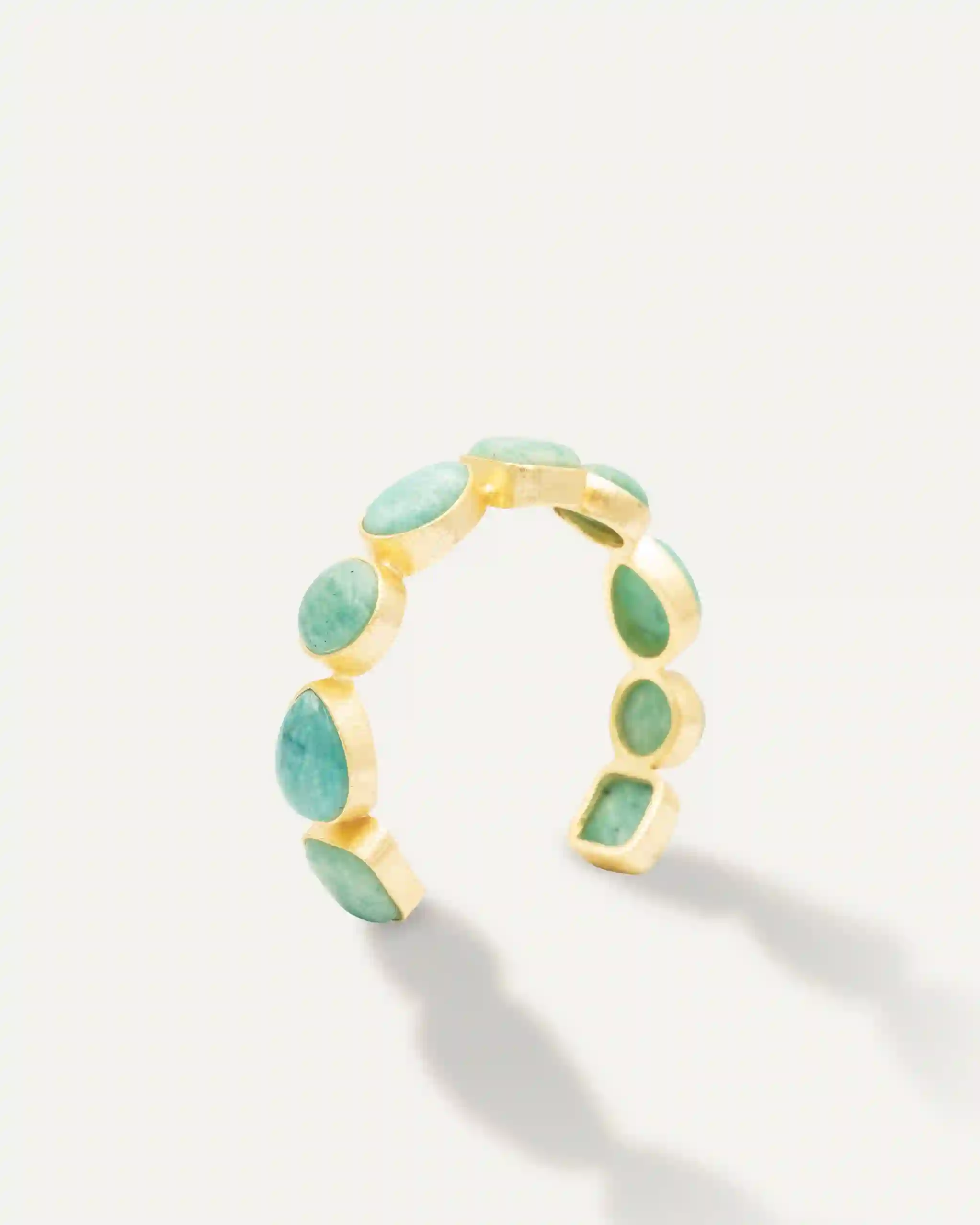 Brazalete Dorado Stunning Amazonita