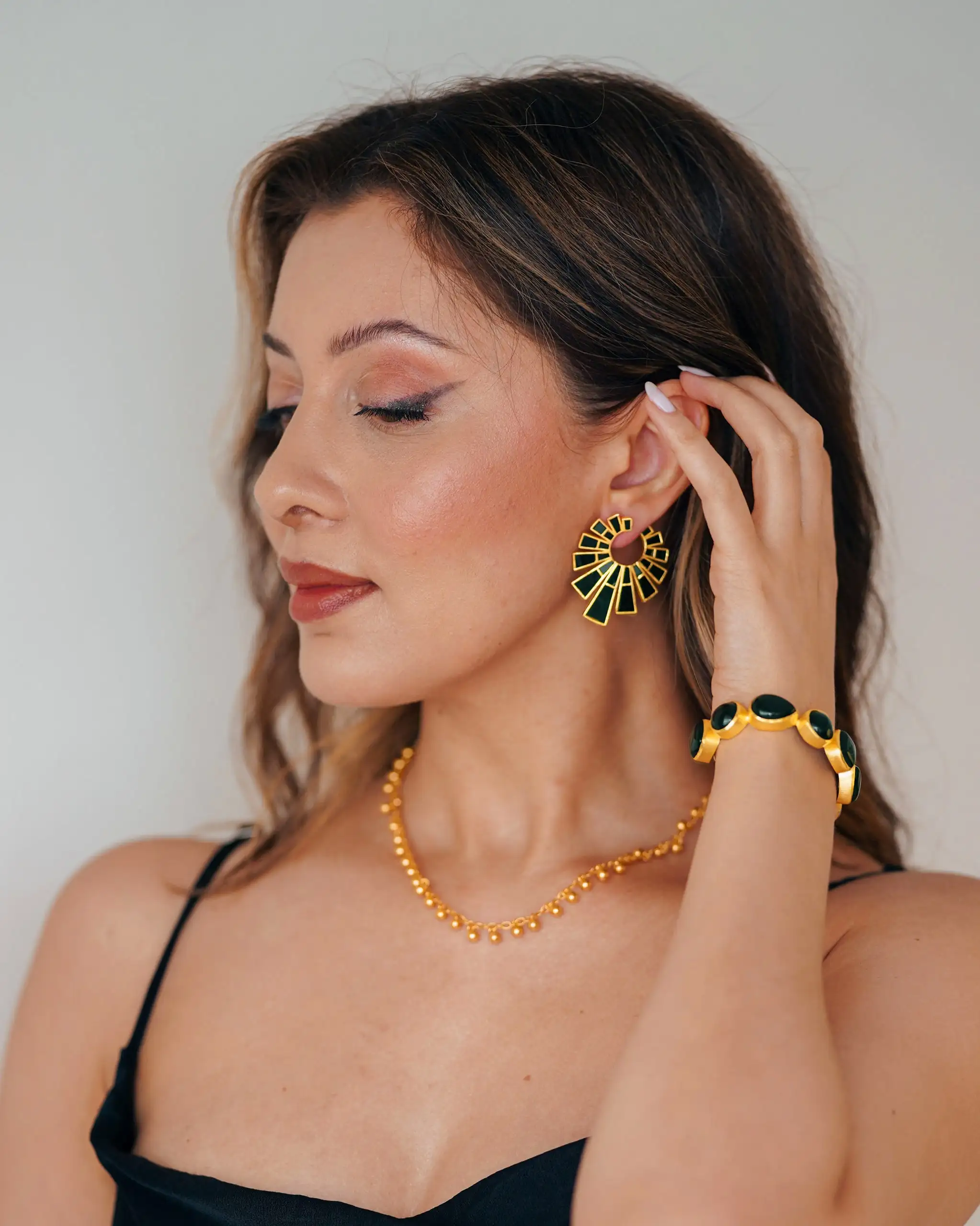 Brazalete Dorado Stunning Labradorita - Imagen 2