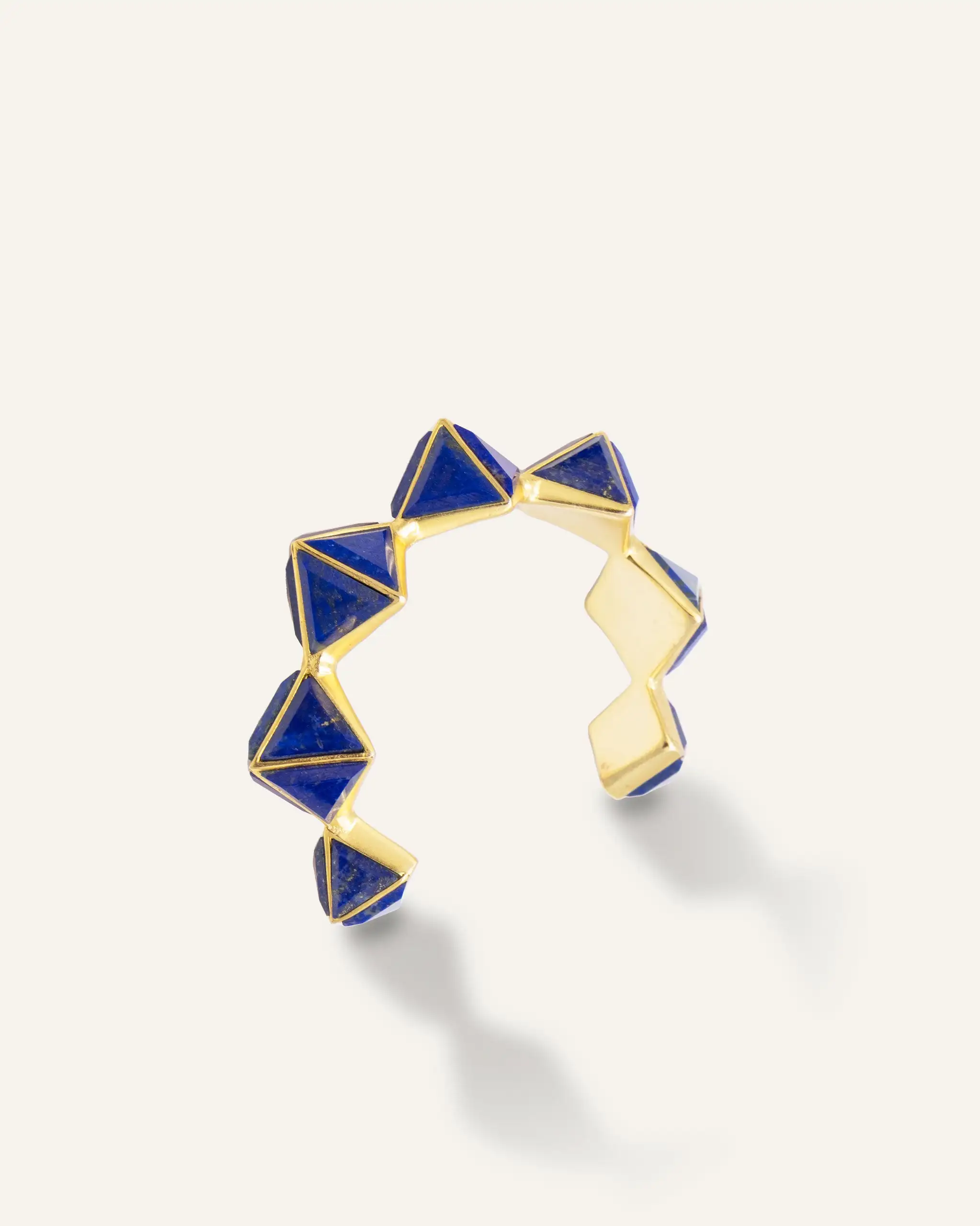 Brazalete Dorado Taru Lapislazuli