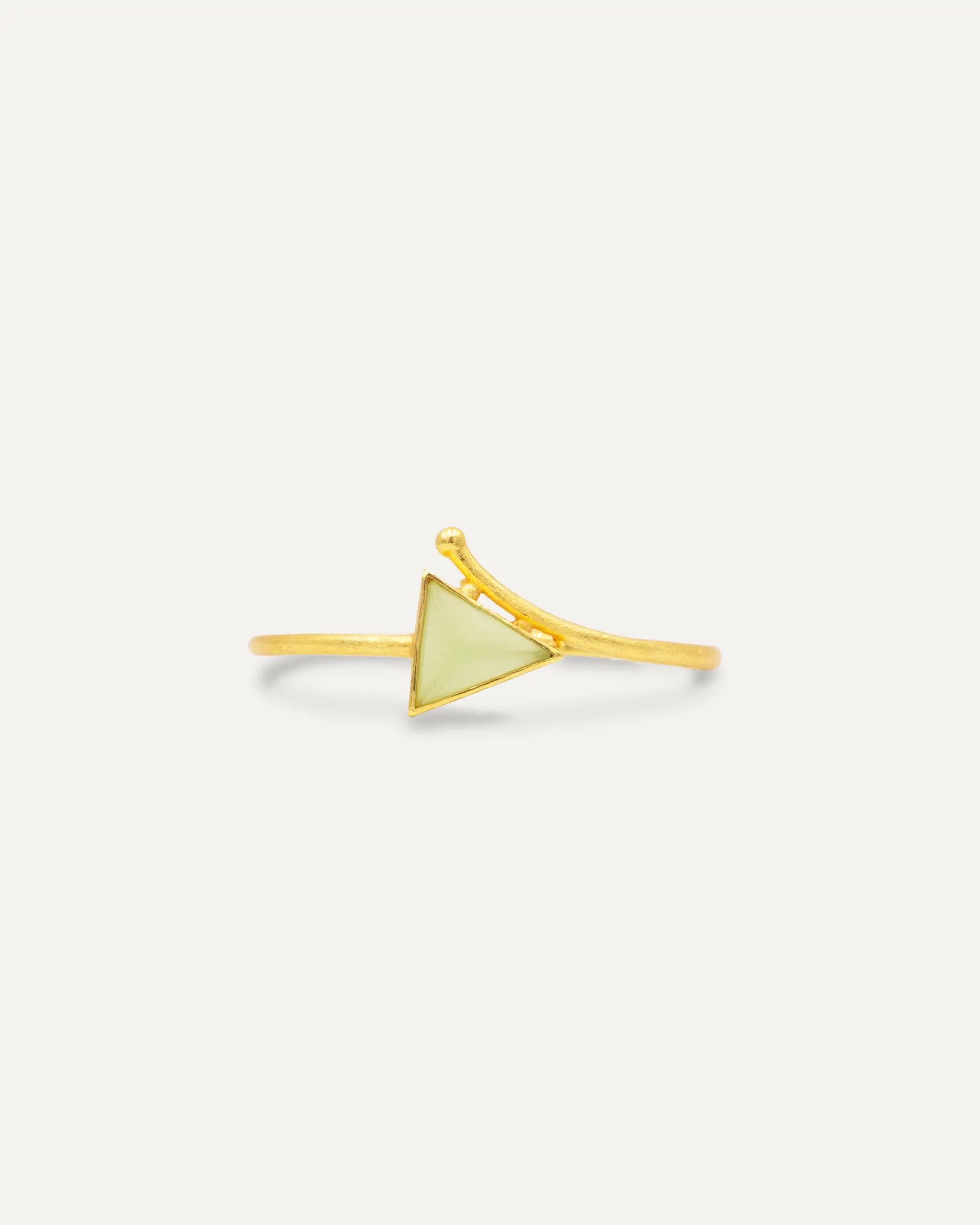 Brazalete Dorados Prehnita Triangle - Imagen 2