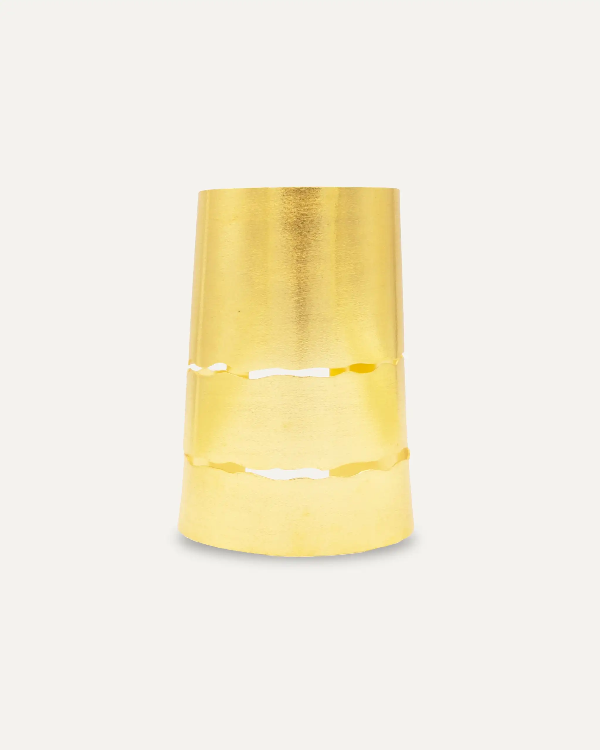 Brazalete Statement Extra Grande Egipcio Dorado - Imagen 3