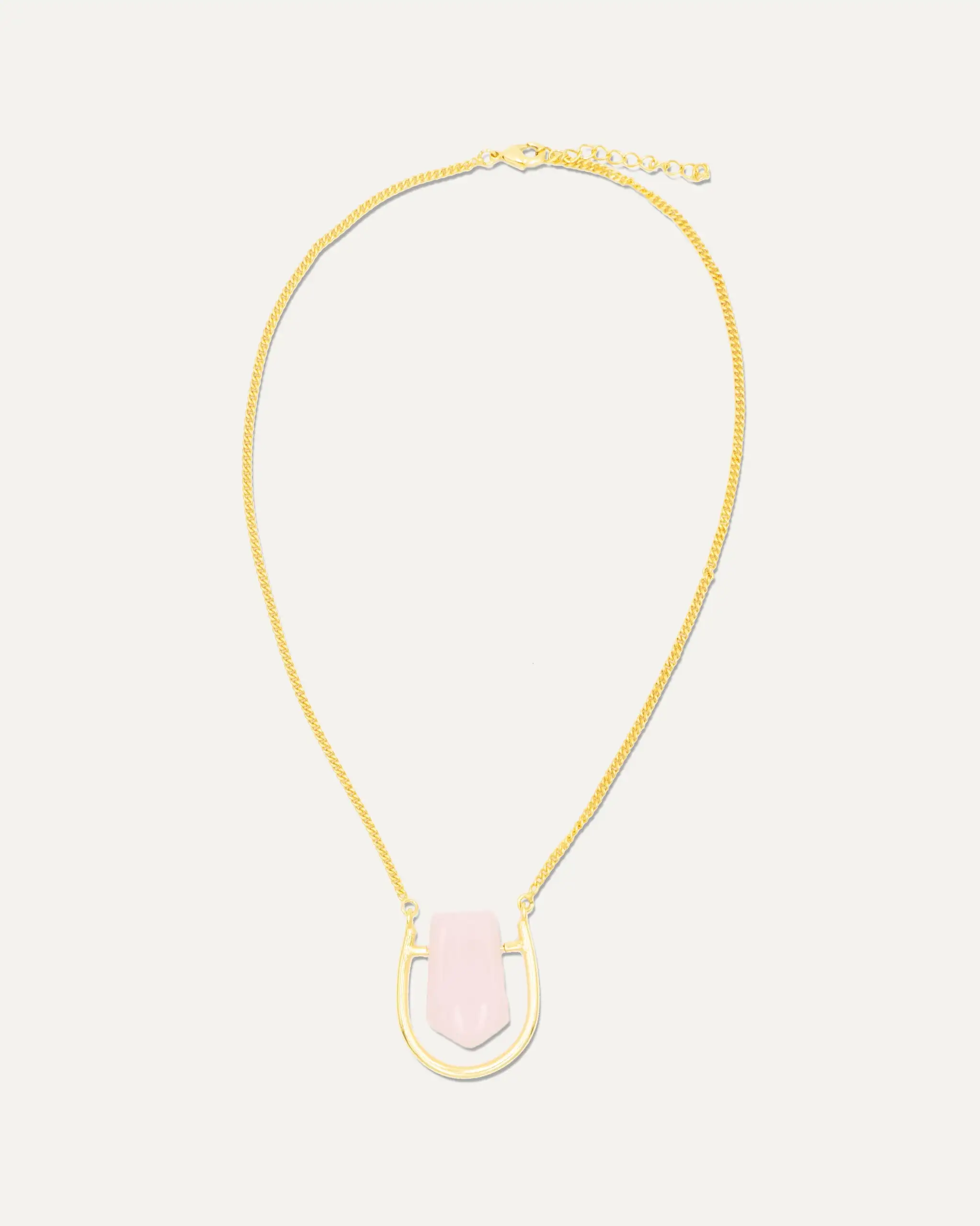 Krish quartz gold pendant - Image 2