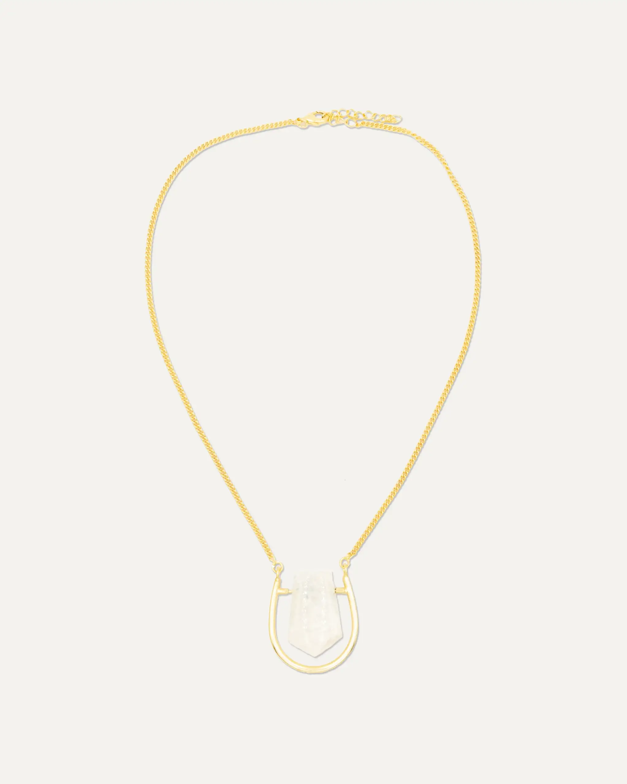 Krish Piedra Luna gold pendant - Image 3