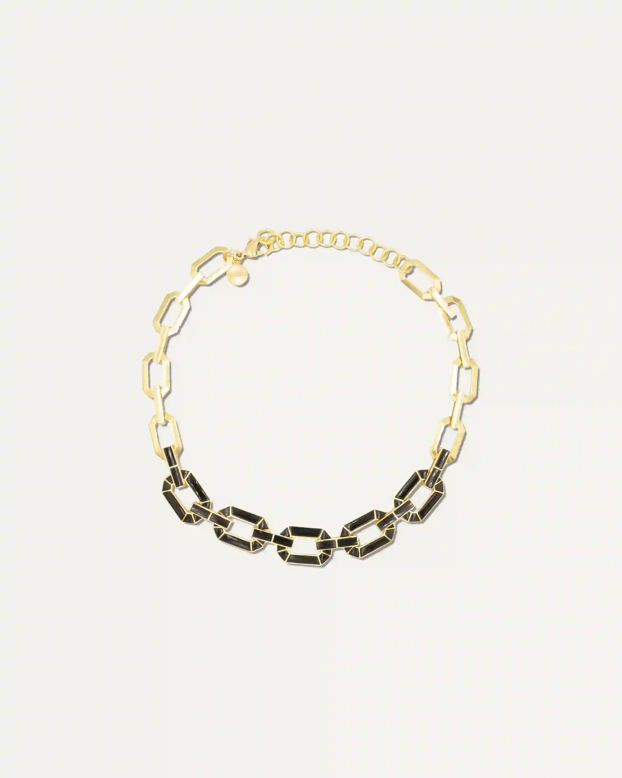Collar Devendra Dorado Onix Negro